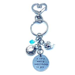 A Very Merry Unbirthday To You Keychain Bag Charm Alice’s Adventures Won…